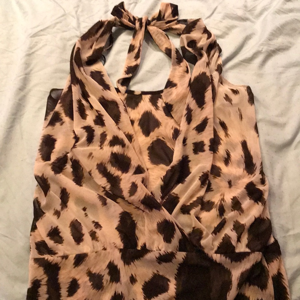 Leopard halter top from XOXO